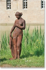 Gartenstatue, Schöne Nackte