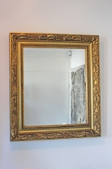 Antiker Salonspiegel, vergoldet