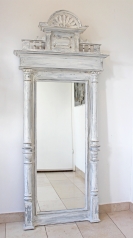 Antiker Spiegel, Gründerzeit, weiß