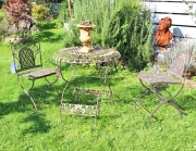 Garten Sitzgruppe, Eisen, antik braun