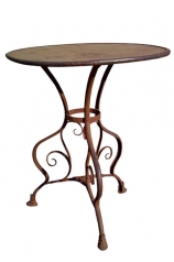 Gartentisch, Eisen, dm 60cm