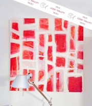 Gemälde, "Gitternetz", Acryl auf Leinwand