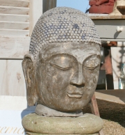 Großer Buddhakopf, Stein