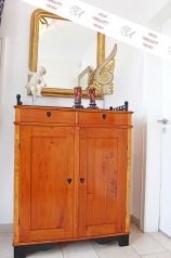 Halbschrank, Biedermeier, Birkenholz