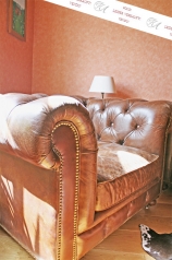 Ledergarnitur, Kensington, Vintage