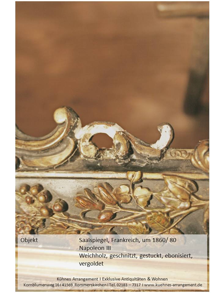 kuehnes arrangement restaurierung antike spiegel